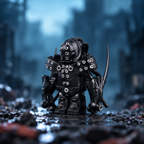 GANTZ Kei Kurono Minifigure – Reinforced Combat Suit | Custom Building Block Figure