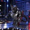 Rhino Heavy Armor Minifigure – 14cm Armored Battle Suit | Custom Building Block Figure
