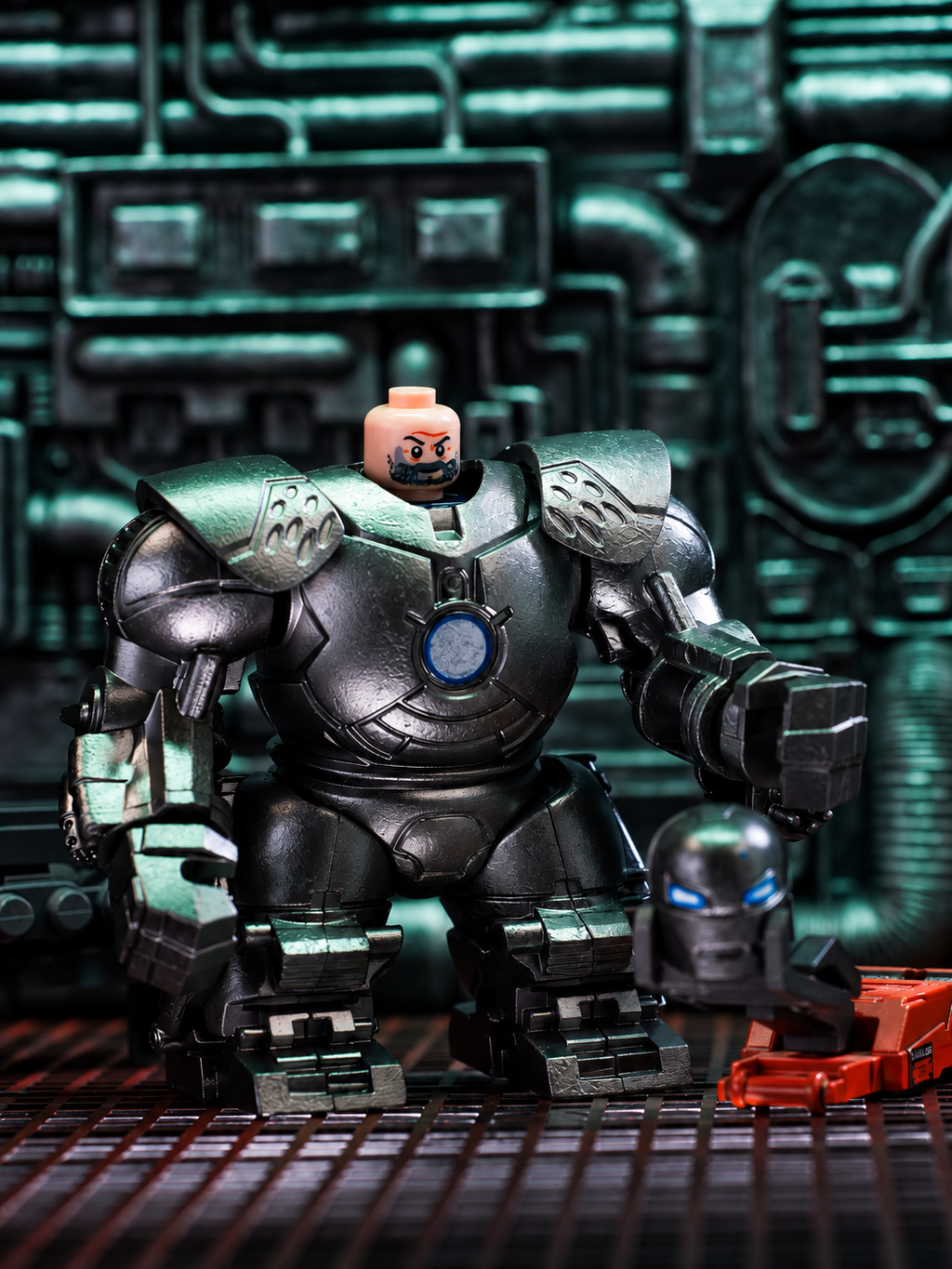 Iron Monger Minifigure | Heavy Armor Building Block Figure