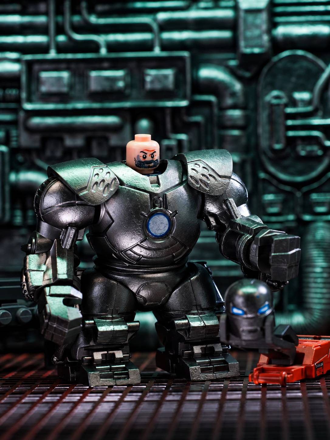 Iron Monger Minifigure | Heavy Armor Building Block Figure
