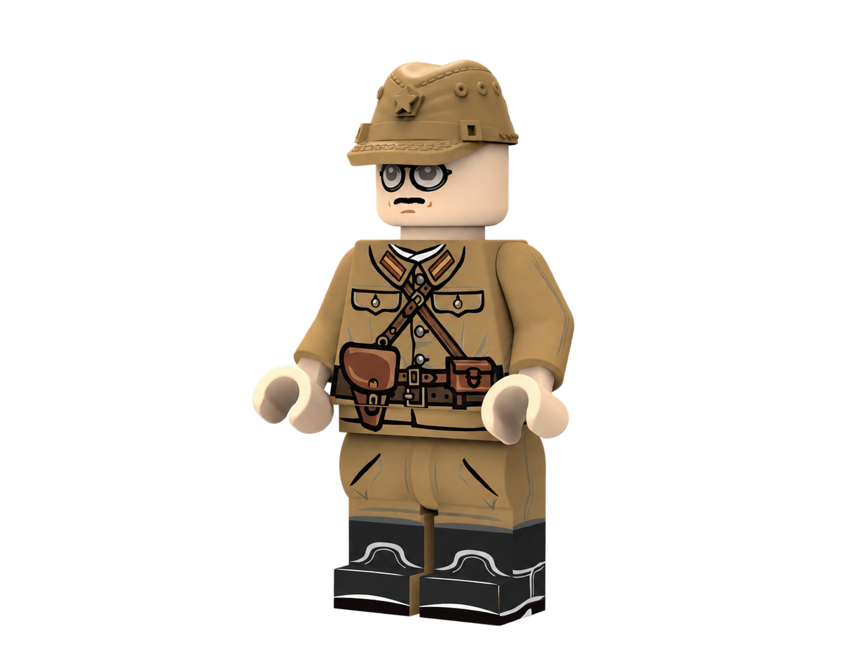 WWII Japanese Army Minifigure with Field Cap | AP14