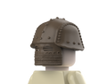 WWI British Tank Crew Helmet with Splatter Mask | Custom Minifigure Accessory
