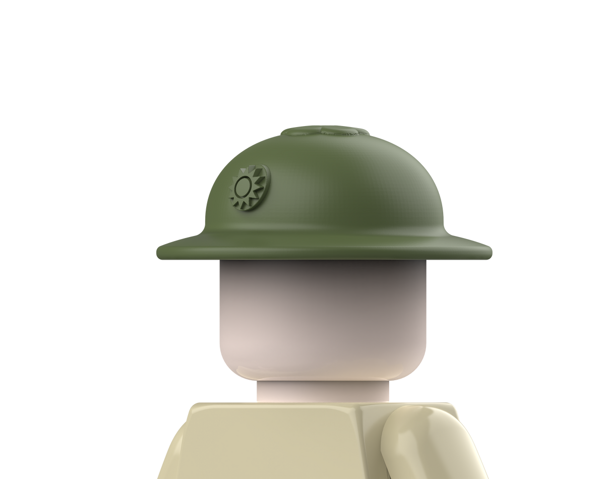 Chinese Nationalist Plum Blossom Helmet | Custom Minifigure Accessory