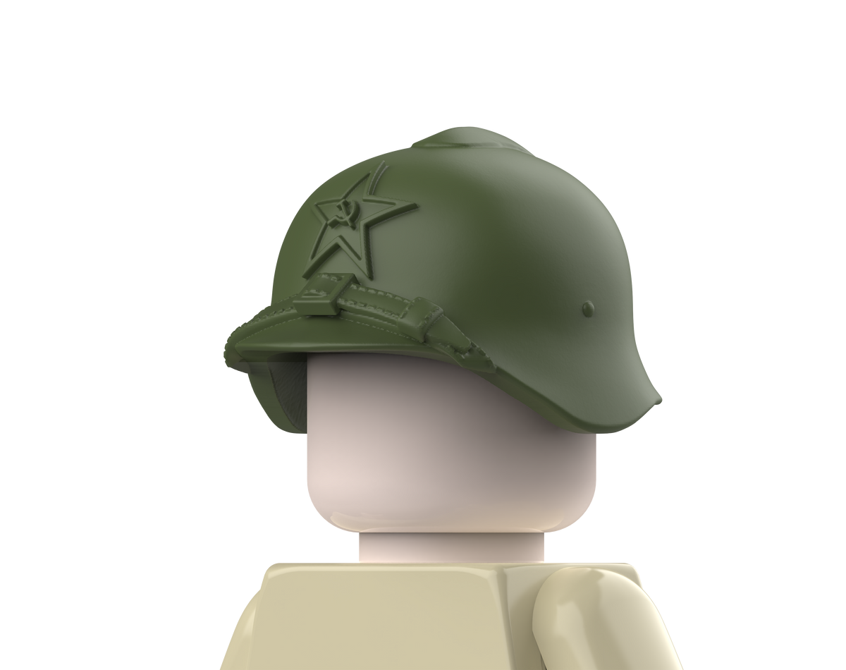 Soviet SSh-36 Helmet | Custom Minifigure Accessory